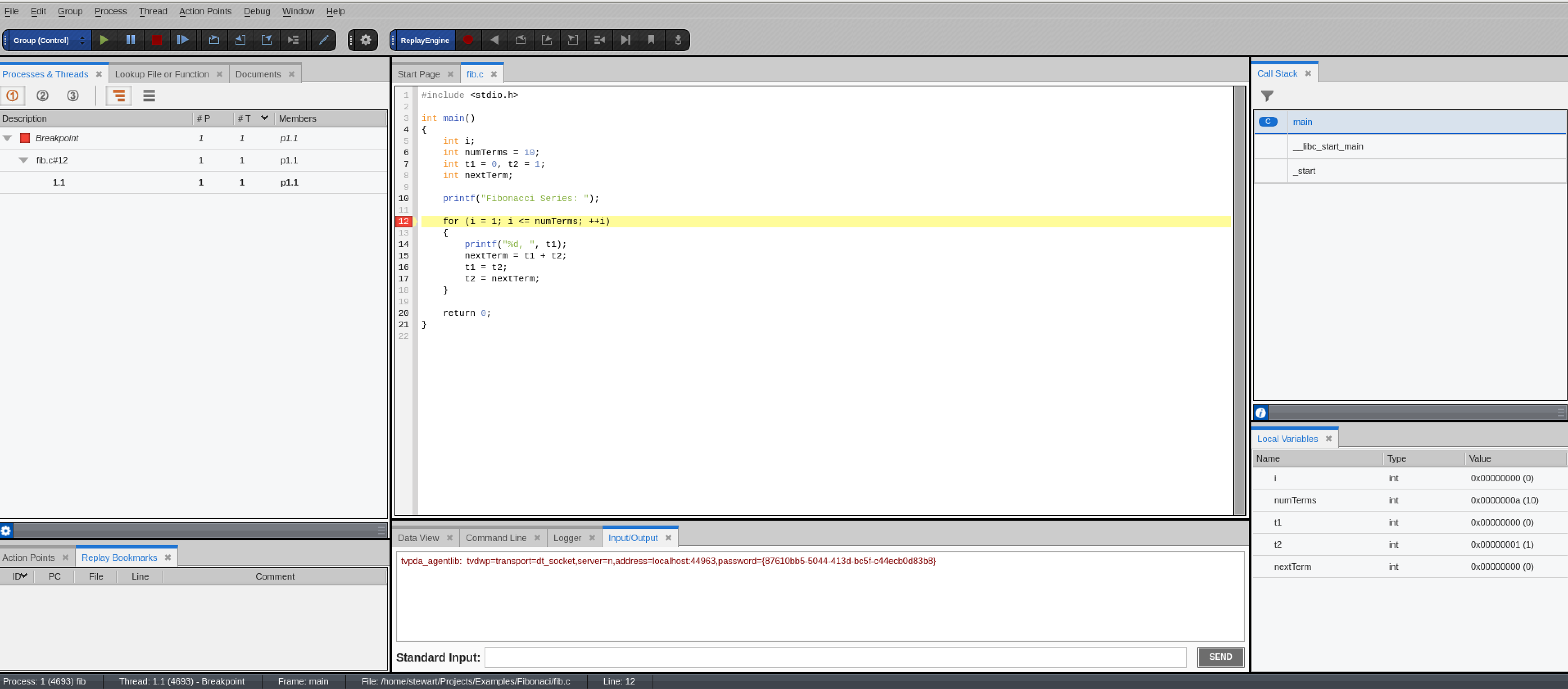 Debugging in C With TotalView